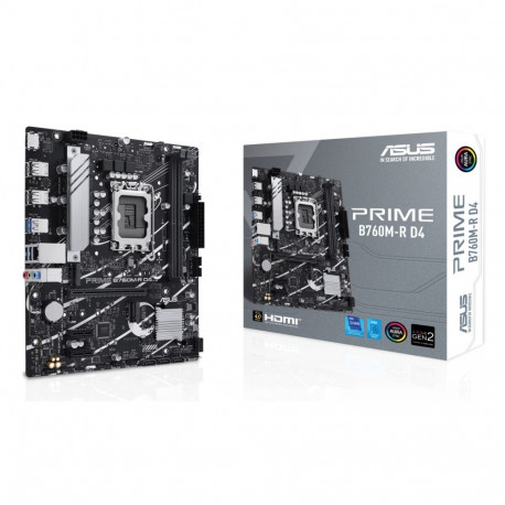 ASUS PRIME B760M-R D4 Intel B760 LGA 1700 micro ATX emaplaat