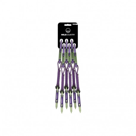 Wild Country 40-0000002003-5823-1 climbing carabiner Locking carabiner Green, Purple 6 pc(s)