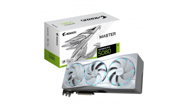 Gigabyte GeForce RTX 5080 AORUS MASTER ICE 16GB (GV-N5080AORUSM ICE-16GD)