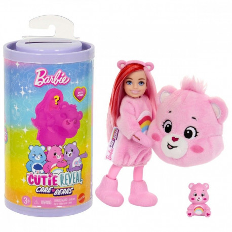Lalka barbie chelsea cutie reveal care bears
