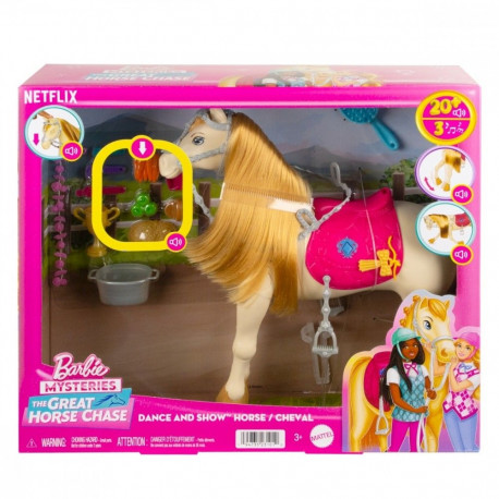 Figurka interaktywna barbie tańczący koń