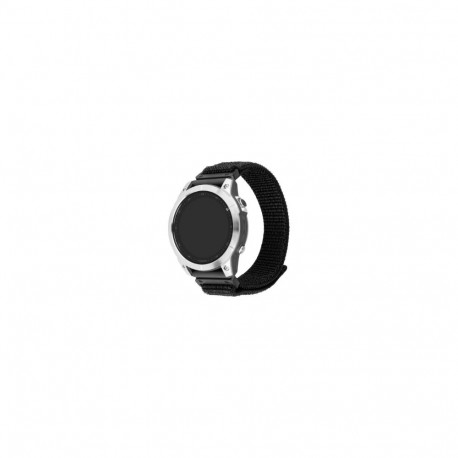 Fixed  Sporty Strap for Garmin QuickFit 22mm  160-210 mm  Black  Nylon