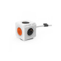 Pikendusjuhe 1,5 meetrit allocacoc PowerCube Original Remote, 4 pesa, lüliti (ühilduv juhtmevaba pul