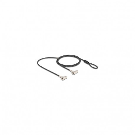 Navilock 20934 cable lock Black, Silver 1.8 m