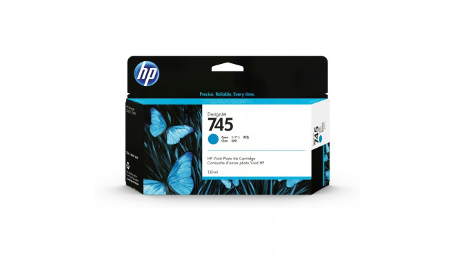 "HP 745 Tintenpatrone Cyan 130ml"