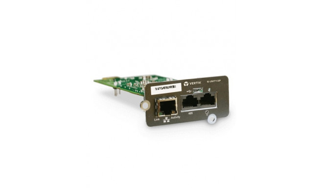 The Liebert IntelliSlot SNMP/Web Card is a network communications interface designe