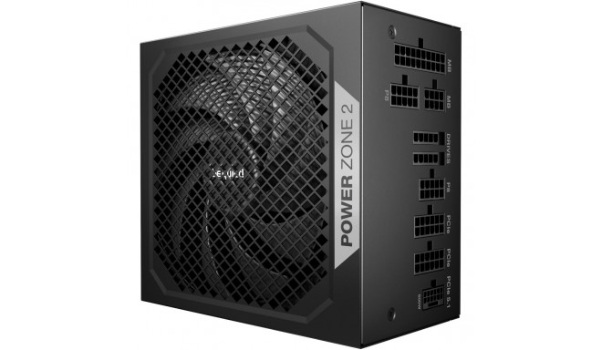 850W be quiet! Power Zone 2 toiteplokk