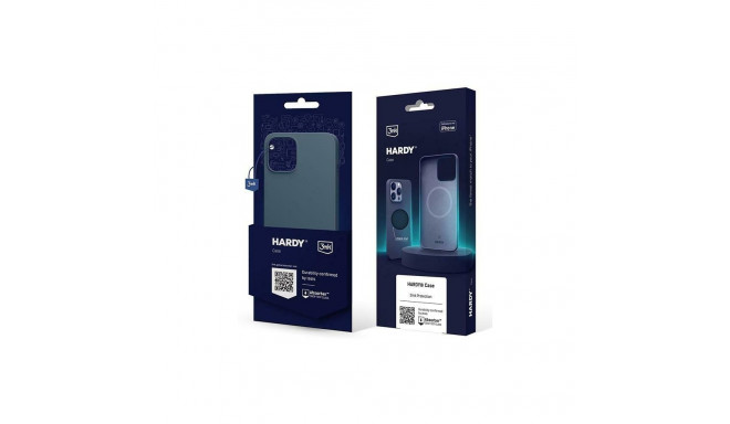 3MK Hardy Case iPhone 15 / 14 / 13 6.1" kuninglik sinine MagSafe