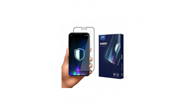 3MK Hardy iPhone 14 Plus/ 13 Pro Max 6.7" chemically hardened glass black