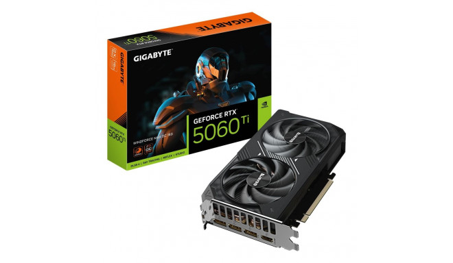 Graphics Card|GIGABYTE|NVIDIA|GeForce RTX 5060 Ti|2587 MHz|16 GB|GDDR7|128 bit|PCI Express 5.0|Activ