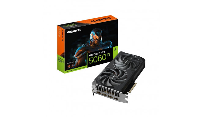 Graphics Card|GIGABYTE|NVIDIA GeForce RTX 5060 Ti|8 GB|GDDR7|128 bit|PCIE 5.0 16x|GPU 2587 MHz|Dual 
