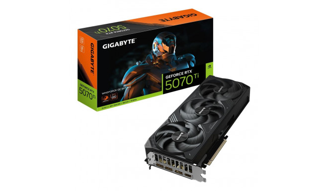Graphics Card|GIGABYTE|NVIDIA GeForce RTX 5070 Ti|16 GB|GDDR7|256 bit|PCIE 5.0 16x|Triple slot Fansi