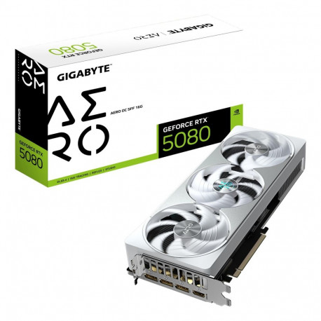 Graphics Card|GIGABYTE|NVIDIA GeForce RTX 5080|16 GB|GDDR7|256 bit|PCIE 5.0 16x|GPU 2617 MHz|Dual Sl