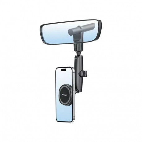 Hoidja Swissten auto peegli külge, magnetiga, must