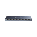 TP-LINK 16-portine gigabit lauakommutaator RJ45 pordid teraskorpus