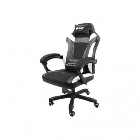 NATEC Fury mänguritool Avenger M+ must-valge