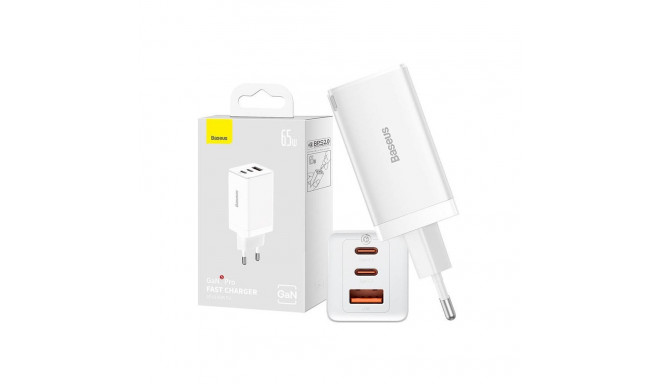 Baseus GaN5 Pro Wall charger 2xUSB-C / USB / 65W