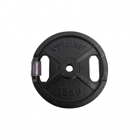 15KG CAST IRON PLATE WITH TWO HAND GRIPS