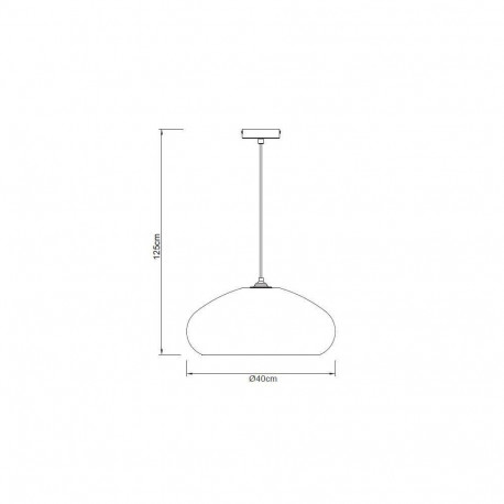 ripplamp paber E27 pruun/must