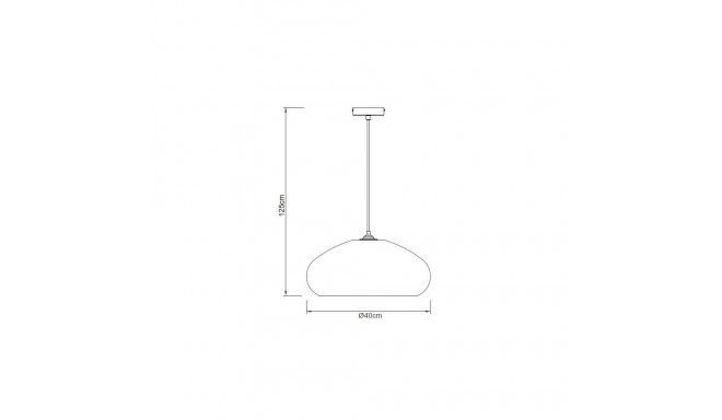 PENDANT LIGHT PAPER E27 BROWN/BLACK