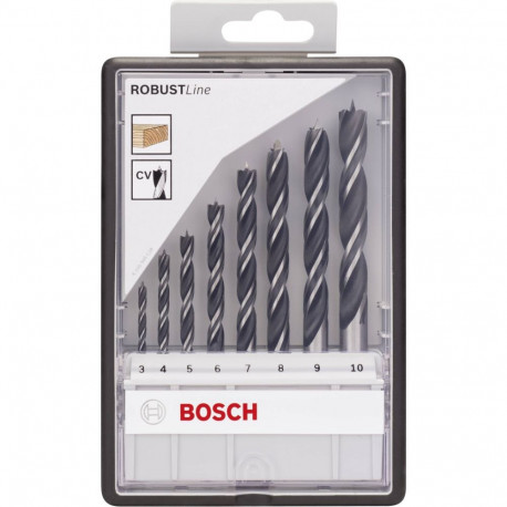 Bosch RobustLine puuriotsikute komplekt 3-10 mm 8-osaline