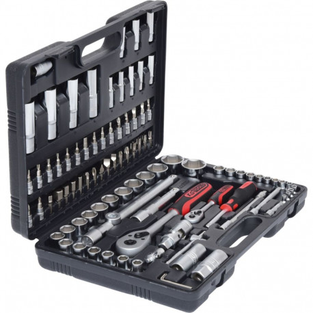 KS Tools 1/4 +1/2 padrunvõtmete komplekt 94-osaline 911.0694