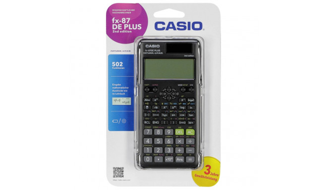 Casio FX-87DE Plus 2. väljaanne