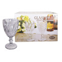 Wine goblet CORAL 300ml, silver shine