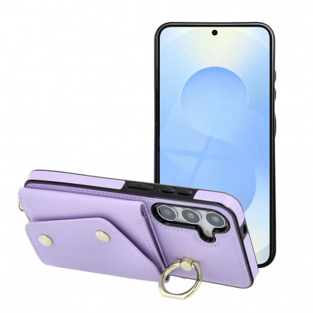 Case for Samsung S25 Wonder with wallet lilac