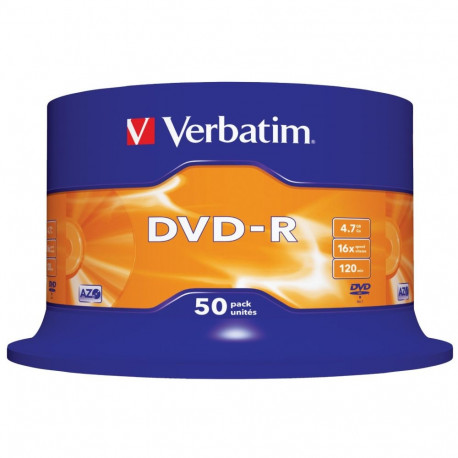 DVD-R 16x CB 4,7GB Verbatim 50 pieces