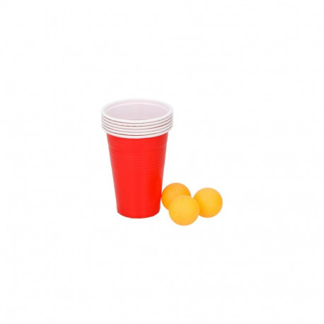 Beer bong mäng, 6 topsi, 3 palli