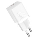 Baseus GaN5 30W USB-C Mini Wall Charger - White Baseus GaN5 30W USB-C Mini Wall Charger - White