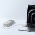 Baseus Free2Pull 20000mAh 65W Power Bank with Retractable USB-C Cable - Gray