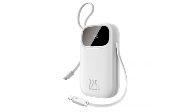 Baseus EnerFill FC31 20000mAh 22.5W Powerbank with Digital Display and 2 Built-in Cables (USB-C + Li