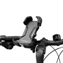 Wozinsky strong phone holder for bicycle, motorcycle, scooter handlebars, black (WBHBK6)