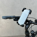Wozinsky strong phone holder for bicycle, motorcycle, scooter handlebars, black (WBHBK6)