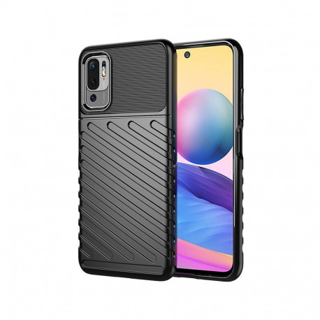 Hurtel kaitseümbris Thunder Xiaomi Redmi Note 10 5G/Poco M3 Pro, must