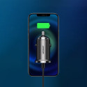 Joyroom fast car charger USB Type C / USB 45 W 5 A Power Delivery Quick Charge 3.0 AFC SCP gray (C-A Joyroom fast car charger USB Type C / USB 45 W 5 A Power Delivery Quick Charge 3.0 AFC SCP gray (C-A