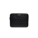 Guess Quilted cover for a 13" laptop - black