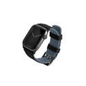 Uniq Linus Apple Watch Series 4/5/6/7/8/SE/SE2/Ultra strap 42/44/45mm. Airosoft Silicone black/midni
