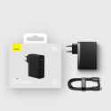 Baseus GaN5 Pro fast charger 2xUSB-C + USB 140W EU black (CCGP100201)