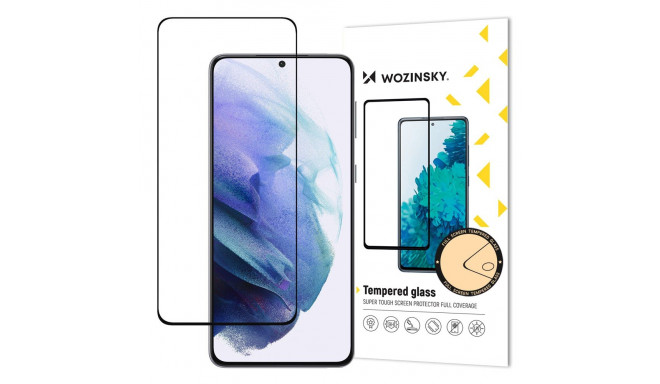 Wozinsky Full Glue Tempered Glass Samsung Galaxy S23 9H Full Screen Tempered Glass with Black Frame