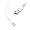 Dudao cable USB / USB Type C 5A cable 2m white (L2T 2m white)