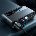Joyroom JR-CL06 9in1 car charger 154W 5x USB-A / USB-C / 3x cigarette lighter socket PD QC PPS - bla