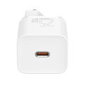 Baseus Si USB-C 25W 3A fast charger with USB-C / USB-C 1m cable - white