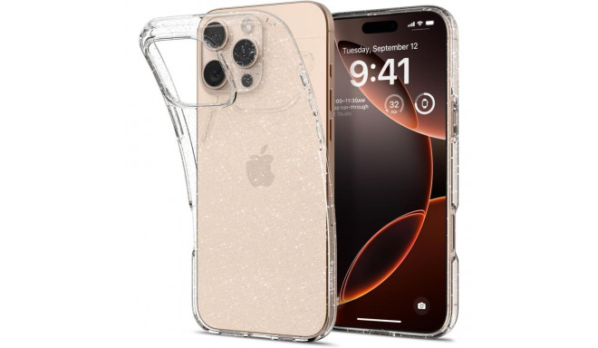Spigen kaitseümbris Liquid Crystal Apple iPhone 16 Pro, clear glitter