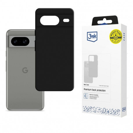 3mk case Matt Case Google Pixel 8 5G, black