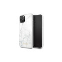 Guess kaitseümbris iPhone 11 Pro Marble, valge (GUHCN58HYMAWH)