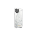 Guess kaitseümbris iPhone 11 Pro Marble, valge (GUHCN58HYMAWH)