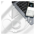Baseus Superior 3in1 USB cable - Lightning / USB Type C / micro USB 3.5 A 1.5 m blue (CAMLTYS-03)